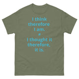 I think, I thought it is   Men's classic tee